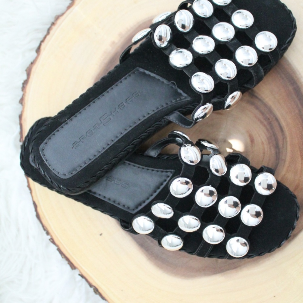 Studded Caged Slides‎ - Picture 2 of 6